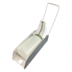 soap dispenser showing pump and mounting bracket