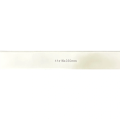 Wymiary lampy LED 41x16x360 mm nadrukowane na obudowie